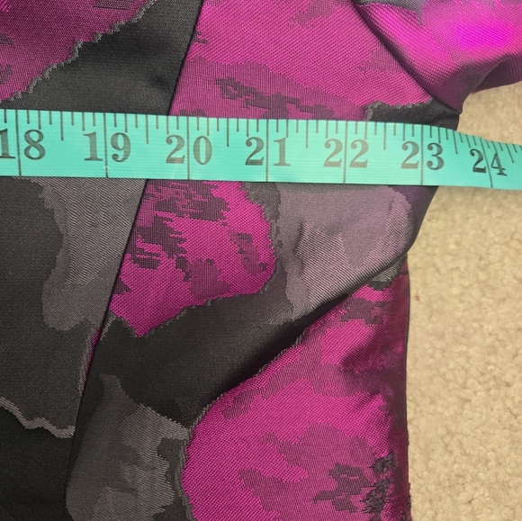 LAFAYETTE 148 Floral Dress Jacket - Pinky Purple and Gray. Size 14 - Picture 8 of 13